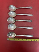 5 Wallace Brothers Plate AA Spoons Flatware