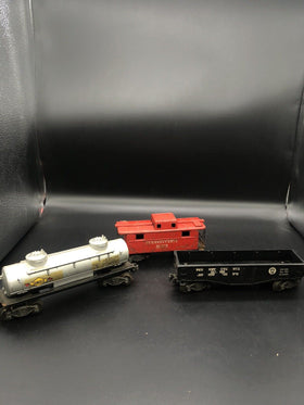 Vintage Lionel Trains O Gauge Post War Pennsylvania Metal Caboose Sunoco