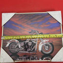 2 HARLEY DAVIDSON COLOR PRINTS 10 & 8 HARDBOARD