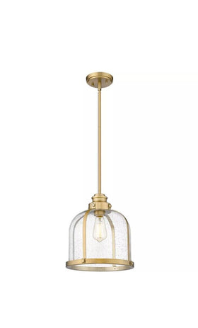 Z-Lite 337P12HBR Burren 1 Light 12 inch Heritage Brass Pendant Ceiling Light