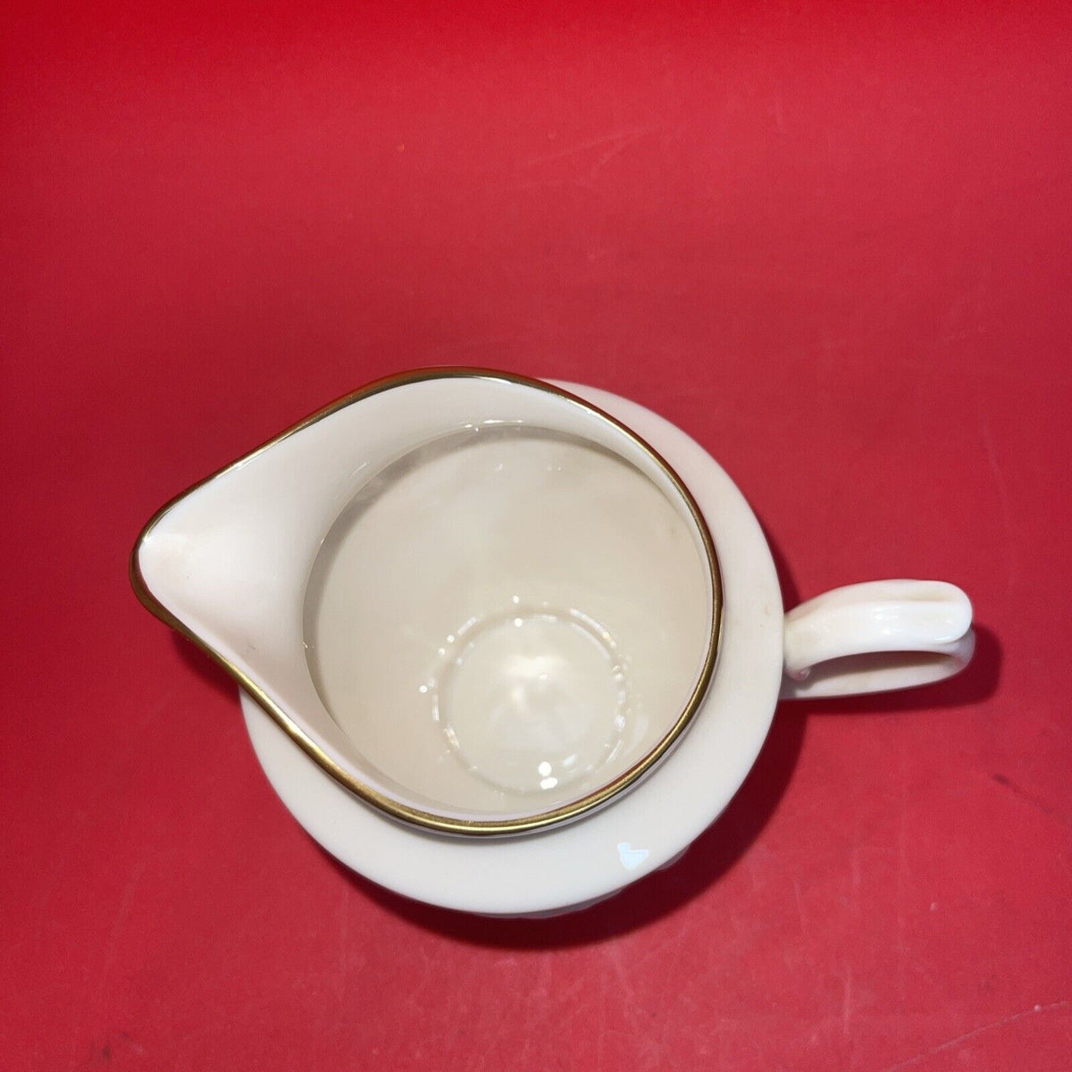 Lenox Fruits Of Life Tea 4 Cups & 3 Saucers, Creamer, Gold Trim