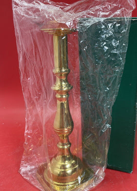 Vintage Brass Candlestick Holder 12in