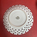 LM Royal Halsey Tea Cup & Saucer Very Fine Reticulated Gold Trim Vintage