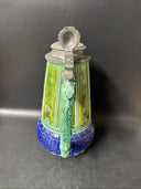 Vintage Pitcher Handled Stoneware Lidded Stein