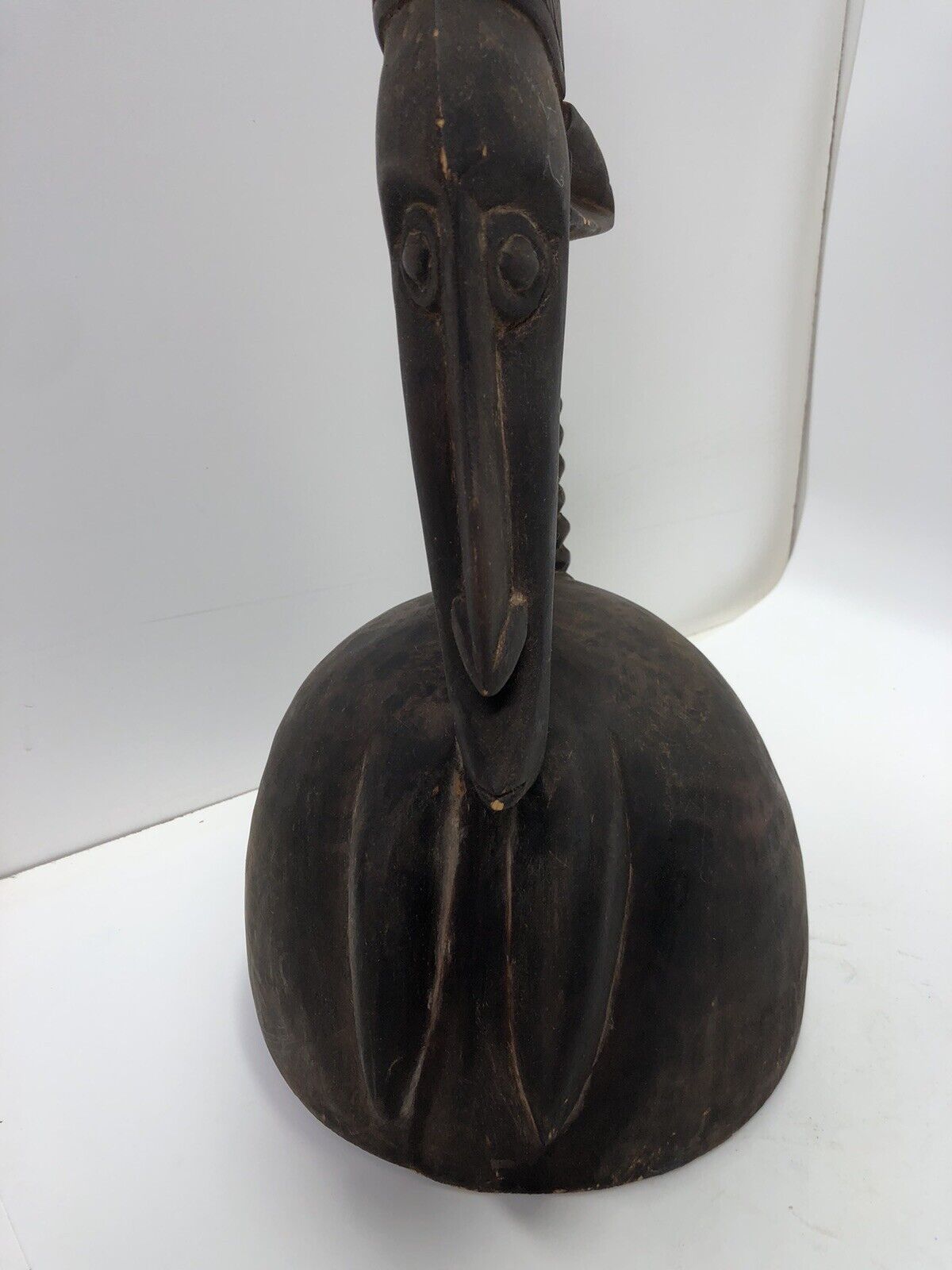 Lg Bamana Male Antelope Chiwara Helmet From Mali, Africa