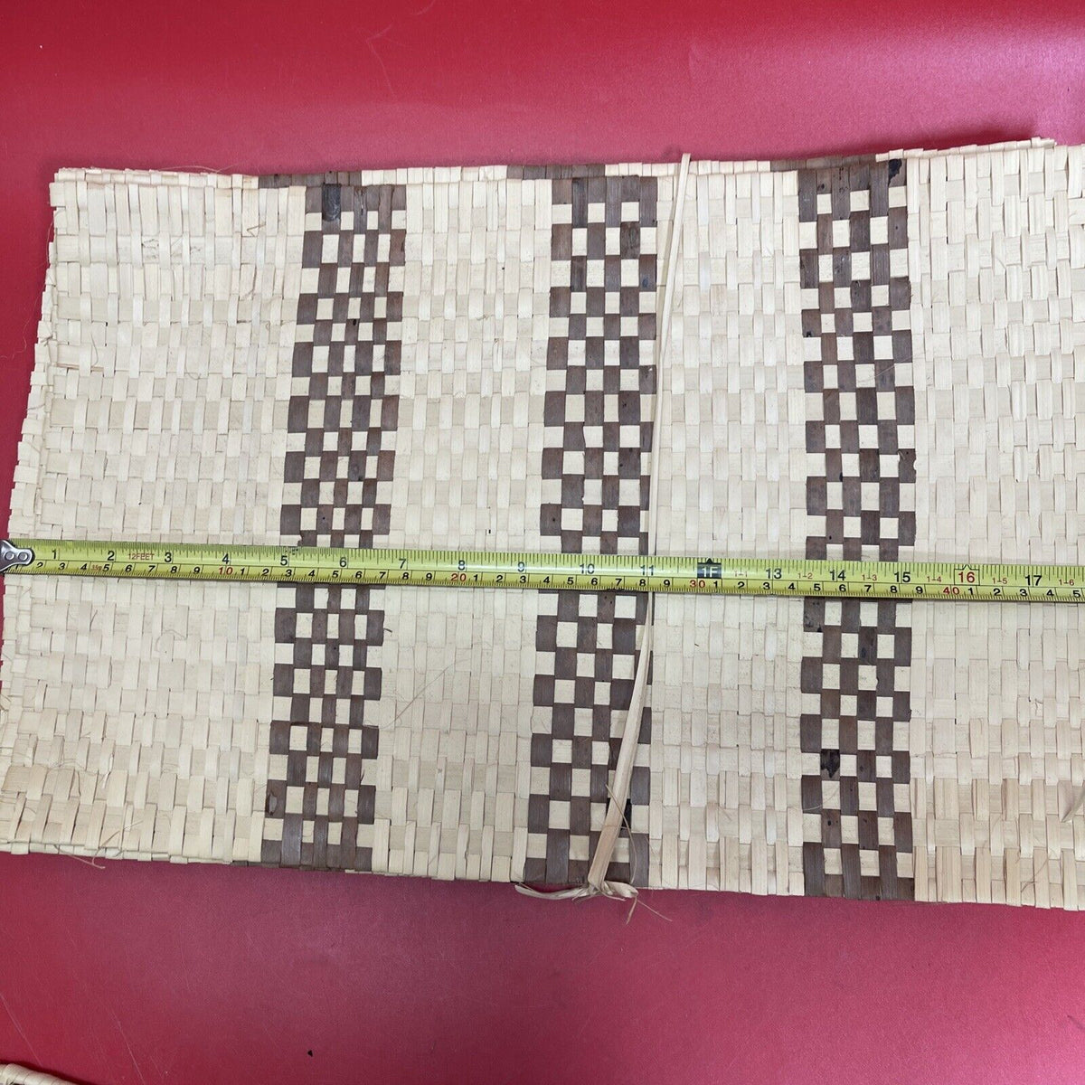 Boho Rattan Wicker Place Mats Lot 6 & 6