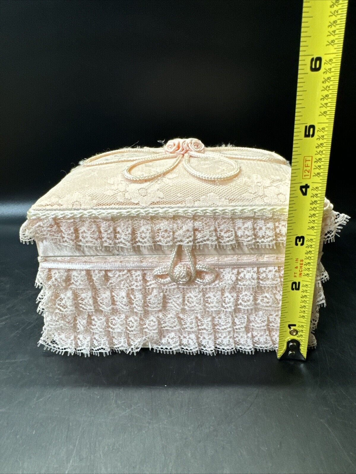Vintage Handmade Trinket Box/ Lot Of 2