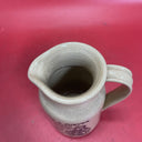 English Stoneware Pitcher, Advertising Stoneware Cox and Purves England VGC