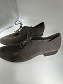 White Mountain Oxford Formal Business Lace-Up Gray Suede Leather Shoe 11M A25693