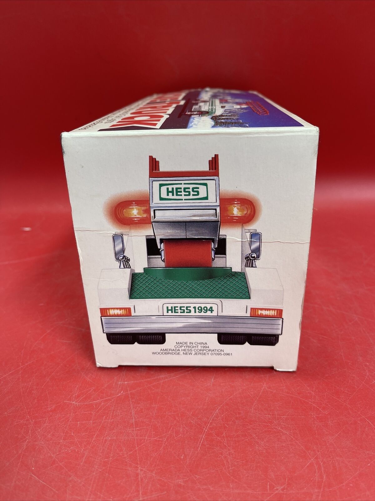 New 1994 Hess Rescue Truck Ladder Fire Sound Siren Horn Lights New Box