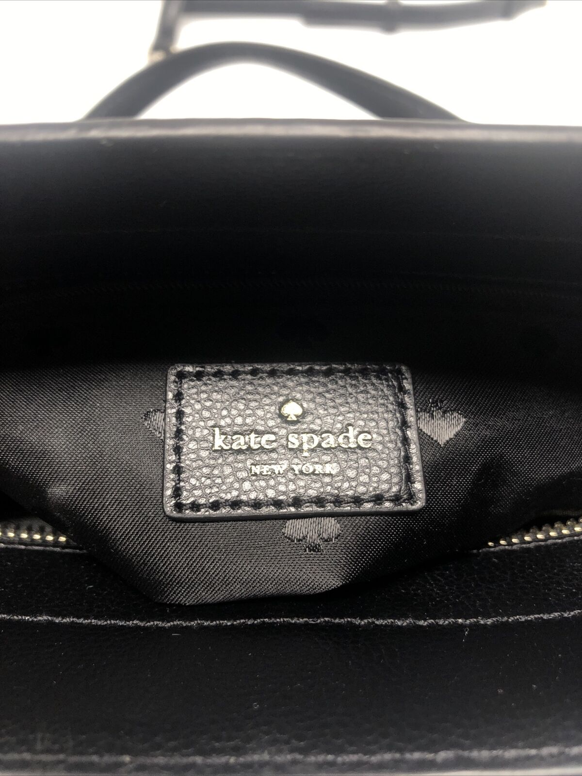 Kate Spade Hayden Jackson Street Leather Satchel Black