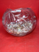 Lenox OPAL INNOCENCE BEAUTIFUL HAND CUT CRYSTAL  ROSE BOWL 8”