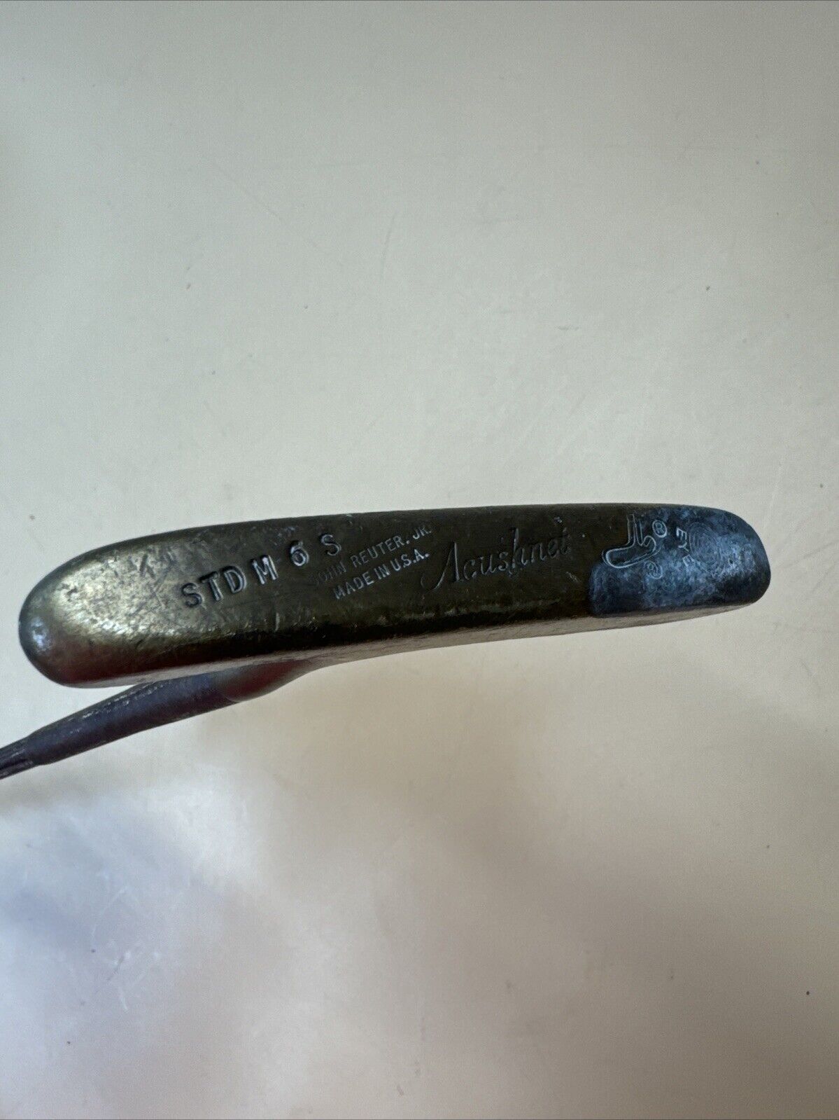 Acushnet Bullseye STD M-6-S Putter John Reuter Jr. RH Steel Made In USA