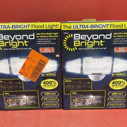 2 Beyond Bright Flood Light Motion Activated Wired LED BBFL-PKG-03-0721-200