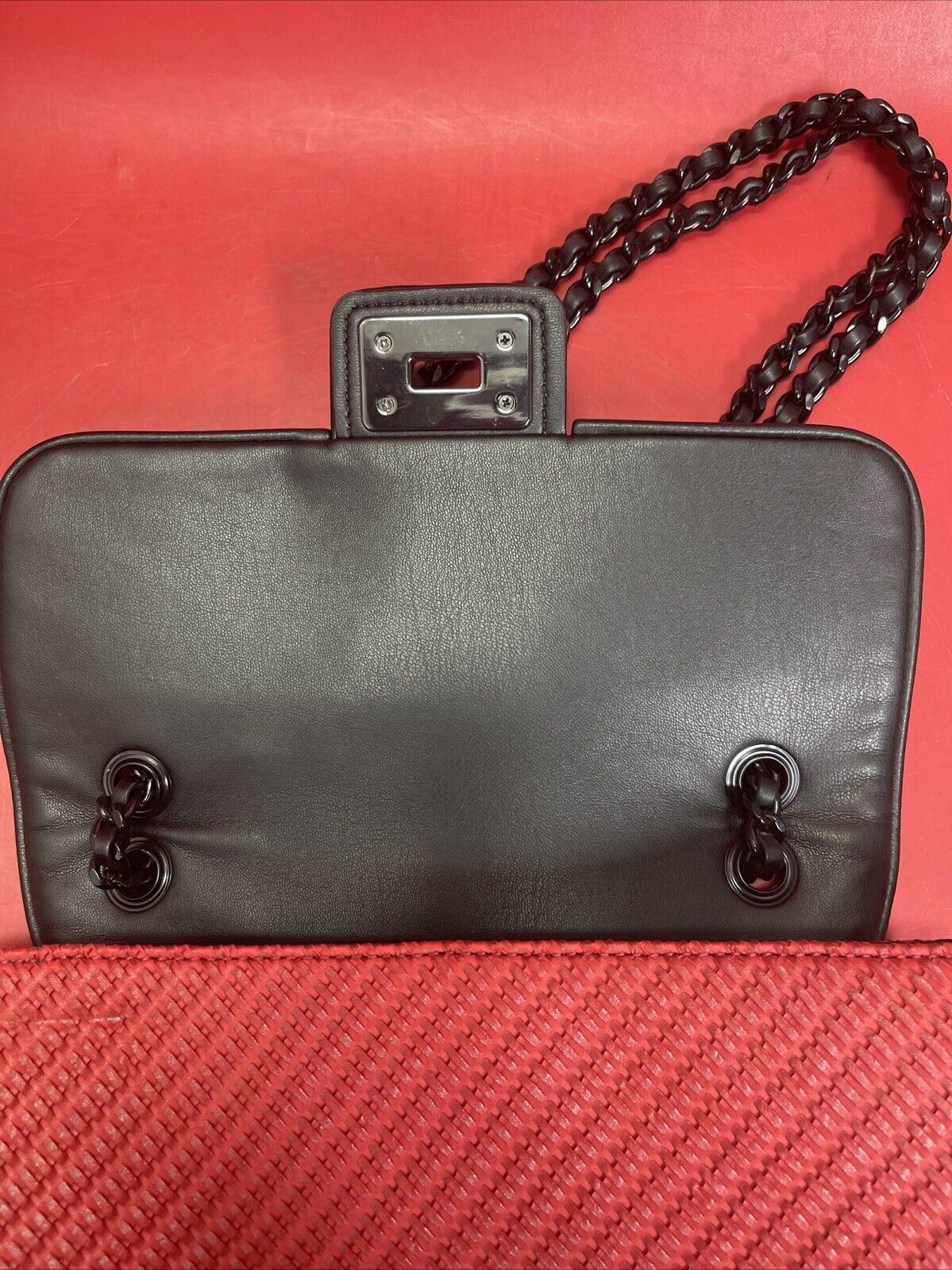 Karl Lagerfeld Agyness Shoulder/crossbody Bag In Crimson Red