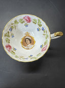 Aynsley Queen Elizabeth II 1953 Coronation Teacup and Saucer  - England