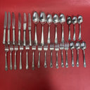 Vintage 1946 Sears Roebuck NEWPORT Silverplate Flatware Set of 29 Pieces