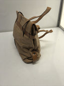 Bettina Light Brown Leather Satchel Handbag