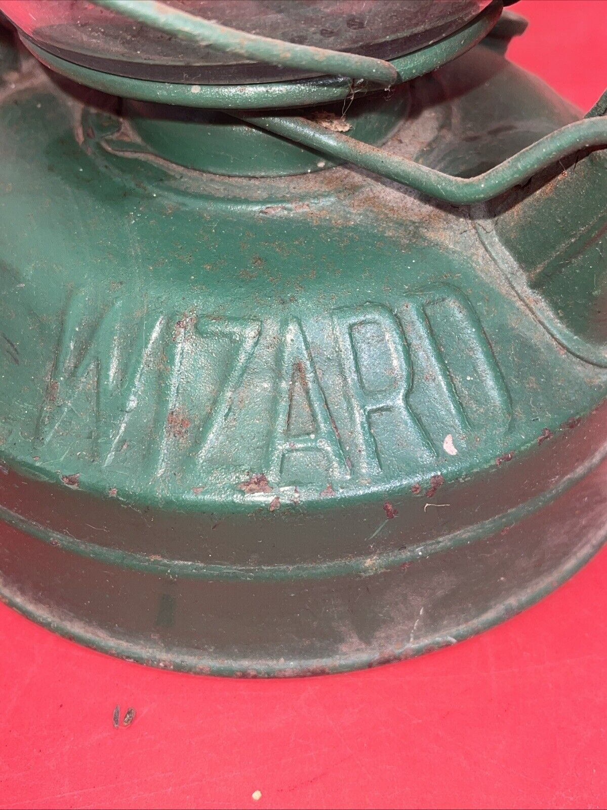 Vintage DIETZ Little Wizzard Vesta New York USA Globe Lantern Dented 12"