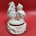 Home Collection Musical Ivory Bisque Snow Couple