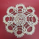 Set Of 3 Vintage 9" Seashell Sea Shell Trivets Coastal Beach Ocean Nautical Boho
