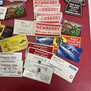 Vintage  Sticker Magnet Large Lot