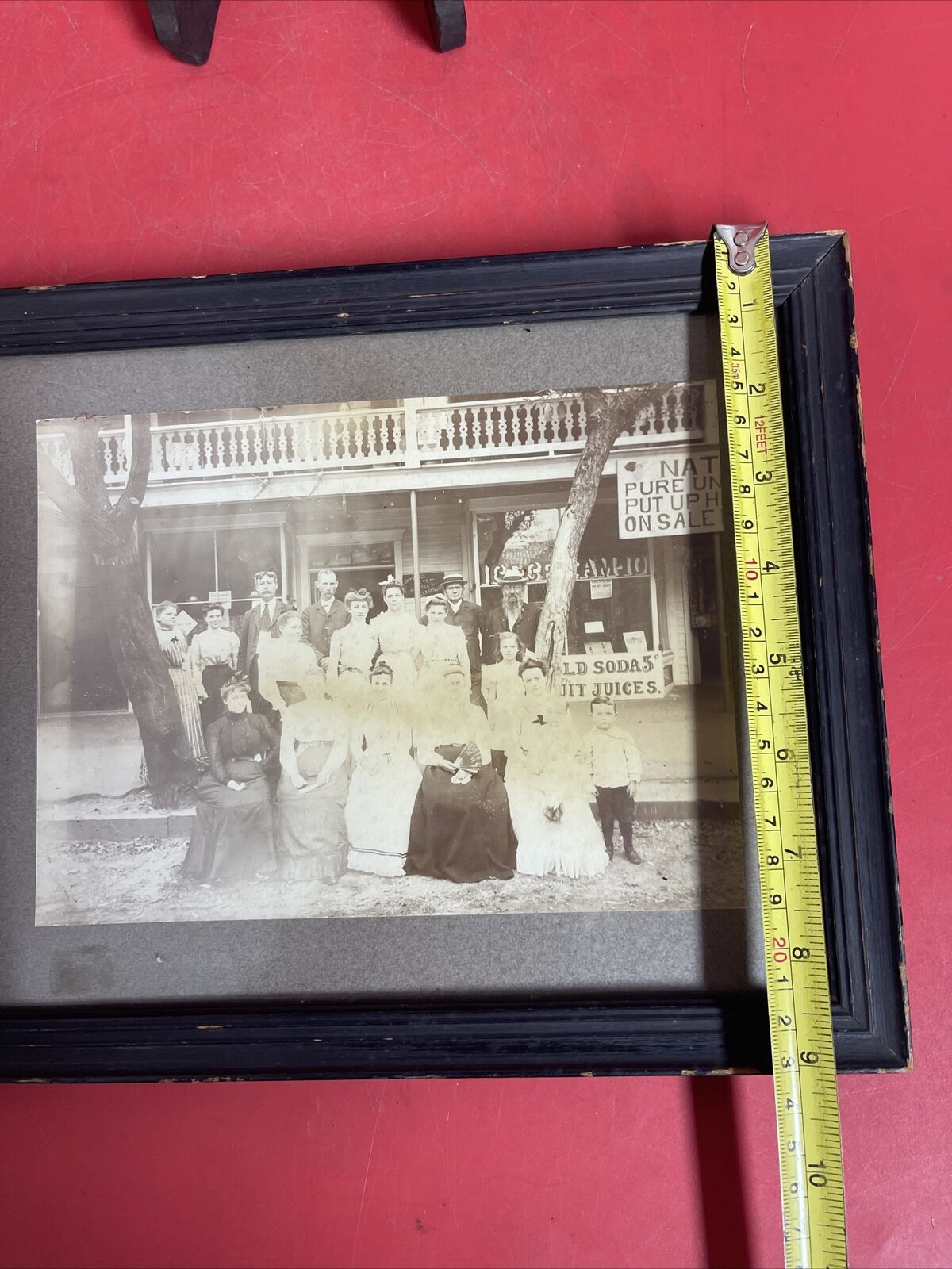 Antique family photographs.black and white.