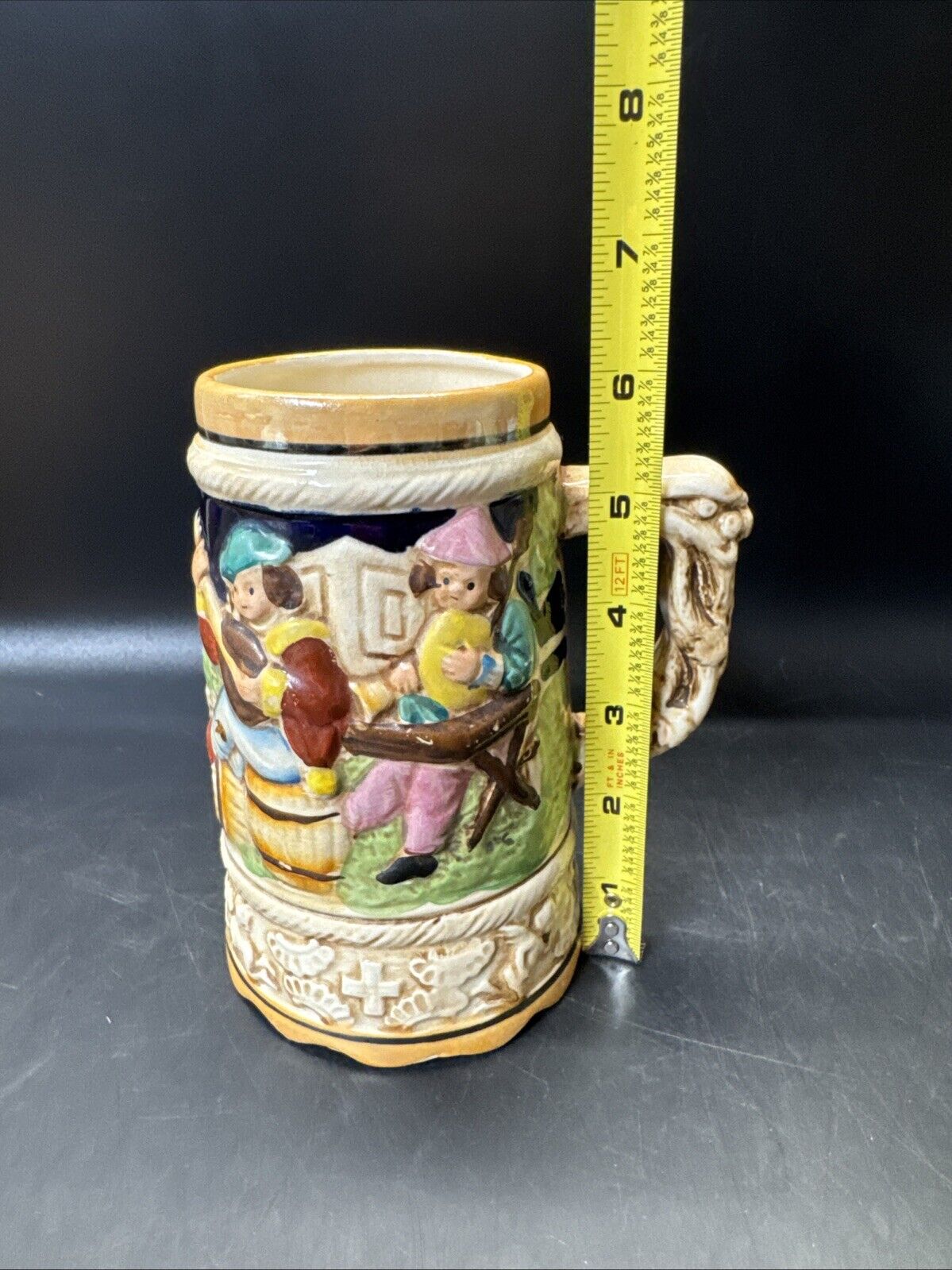 Beer Mug Stein Music Box From Japan Display Piece