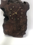 Mid Century Large Redwood Clock Movement Eames Retro 1950s