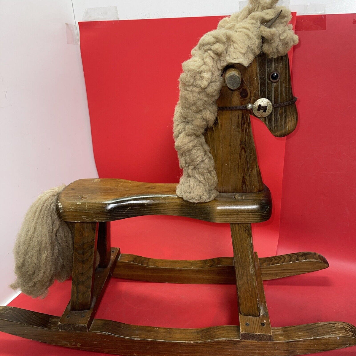 Vintage Wooden Rocking horse