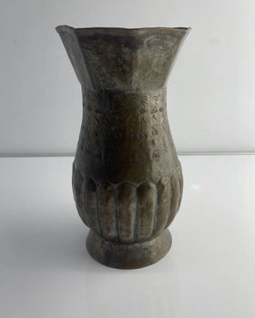 VINTAGE METAL VASE MADE IN EGYPT