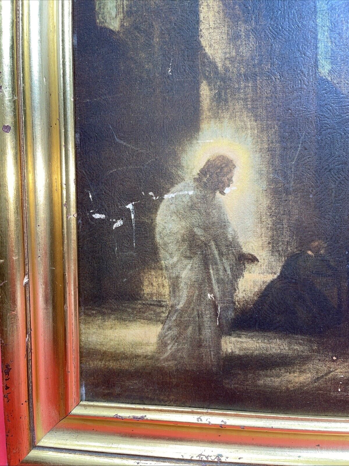 The Presence, Capt A.E. Borthwick, Vintage Religious Artwork, Print, 15”x22”