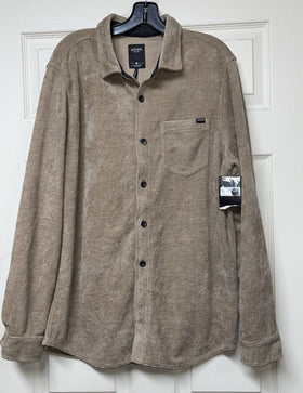 Union SEA WA Corduroy Button Up Shirt Jacket Mens L Shacket