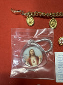 Vintage Religious Pendants, Bracelet, Keychain,… Lot Of 10, *5