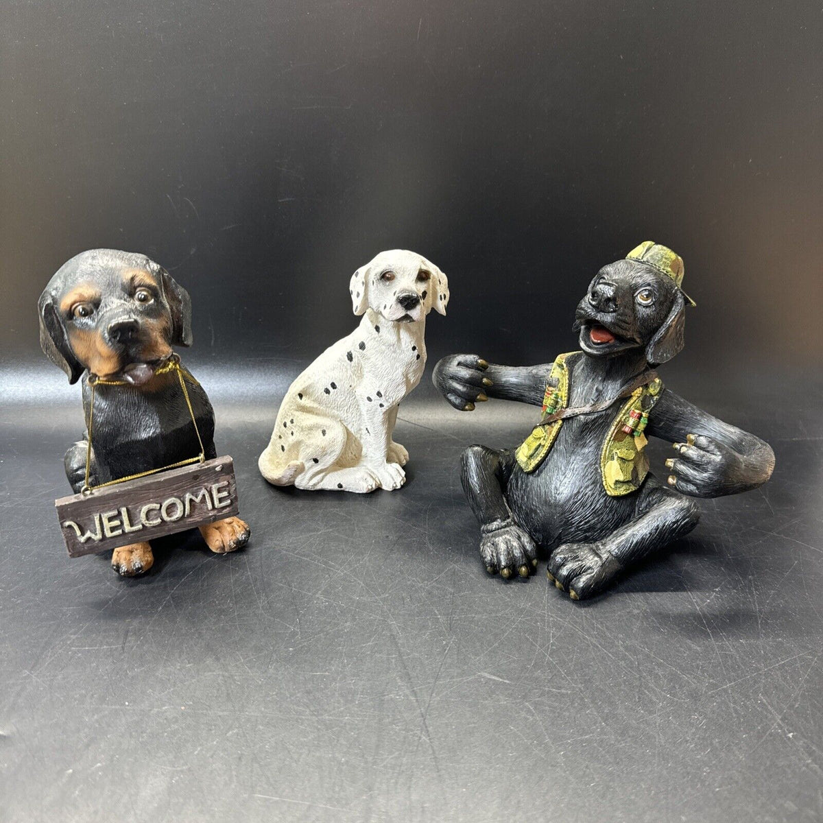 Vintage Dog Figurines/ Lot Of 3