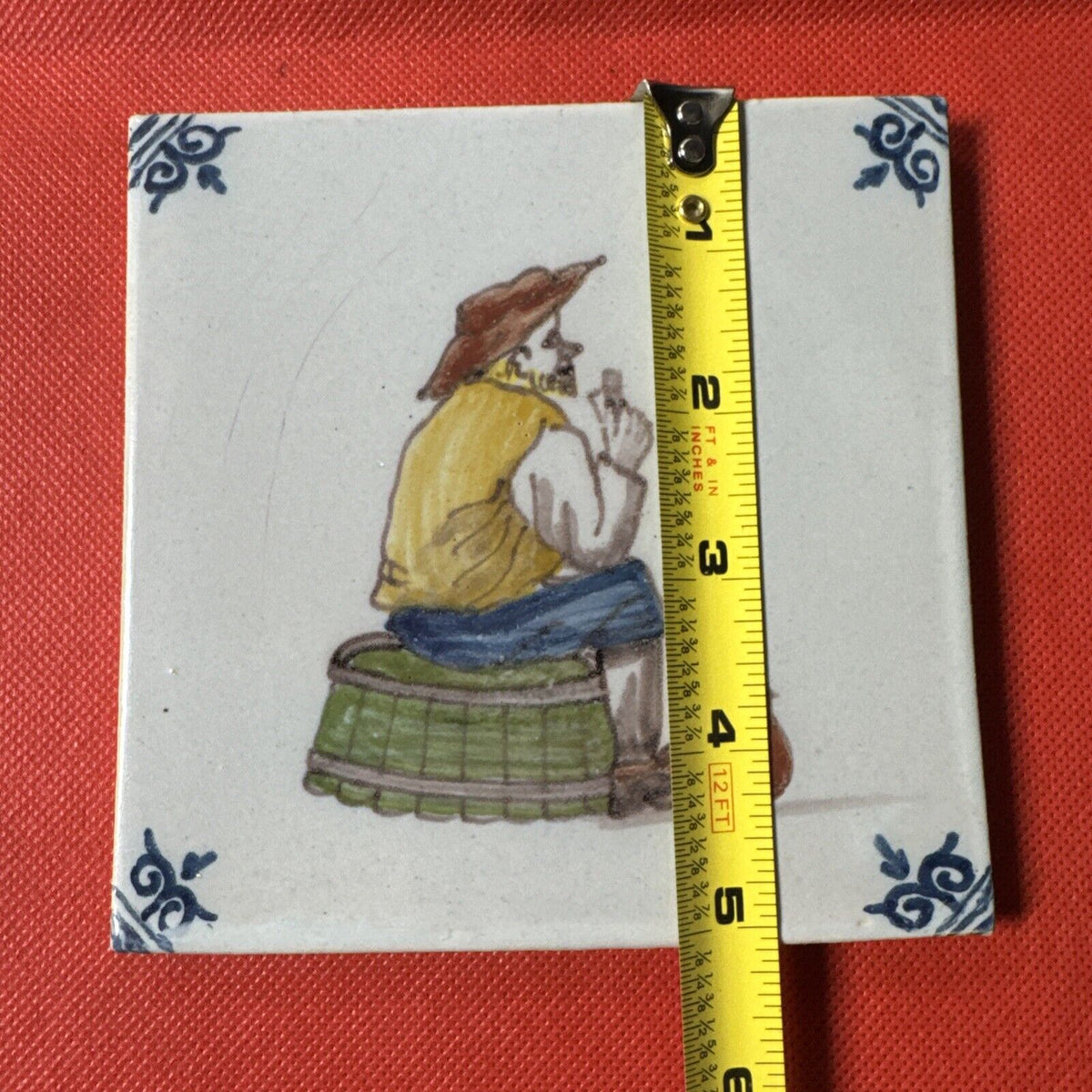 Vintage Tile 5x5 Card Player