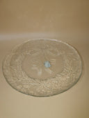 Arcoroc Glass Platter Happy Holiday Christmas 13"