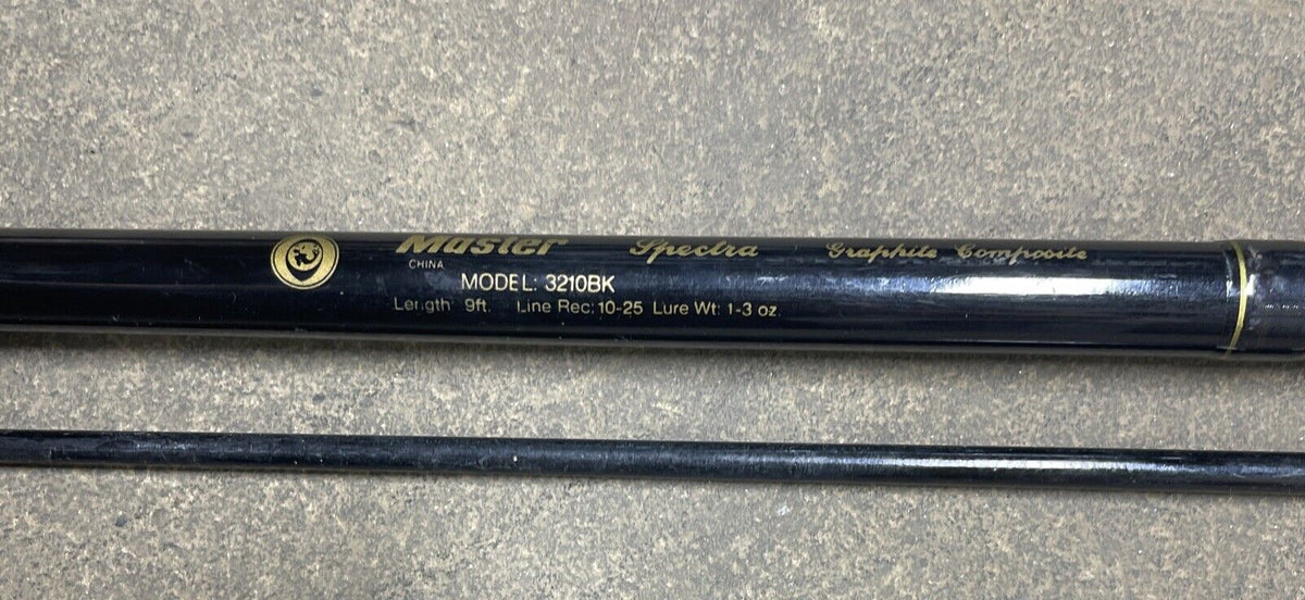 Master Spectra Composite Spinning Rod 9’0" Model 3210BK