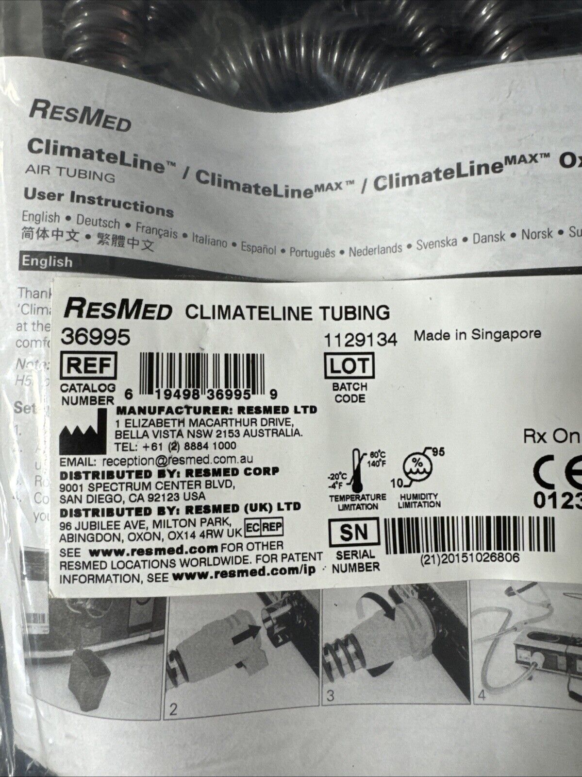 ClimateLine 36995 Tubing Replacement Brand New