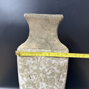 Handcrafted Stone Ware Floral Vase