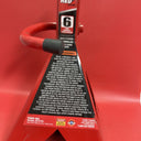 BIG RED T46202 Torin Steel Jack Stands: 6 Ton (12,000 lb) Capacity, Red, 2pc