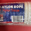 Rope Solid Braid White 7/16inx100ft 300lb Safe Workload  N14100  Lehigh Group