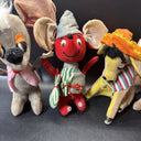 Vintage Dream Pet Cloth Toys/ Lot Of 4