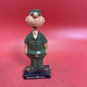 Beetle Bailey paper Mache vintage nodder mint in nice box