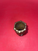Vintage Brass Candle Holder Cup From Hollywood Regency era Mantel Candle Holder