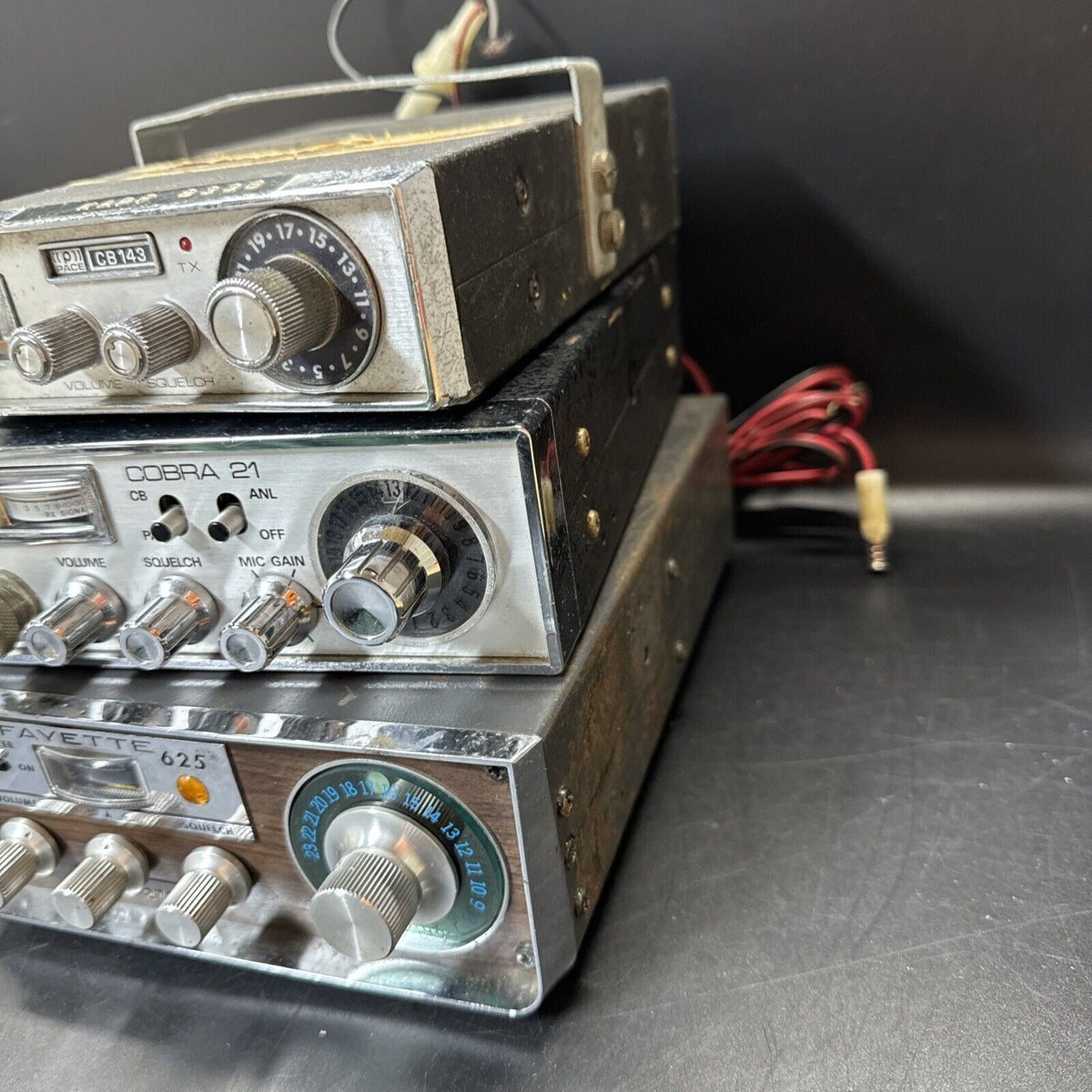 Vintage Cobra 21, Kapf 8336, Lafayette/ Lot Of 3 Radios, For Parts!!!