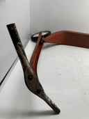 Vintage Red Metal Foot-Push Scooter