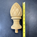 Willamsport Spiral Finial 8x3”, Wooden/ Set Of 2