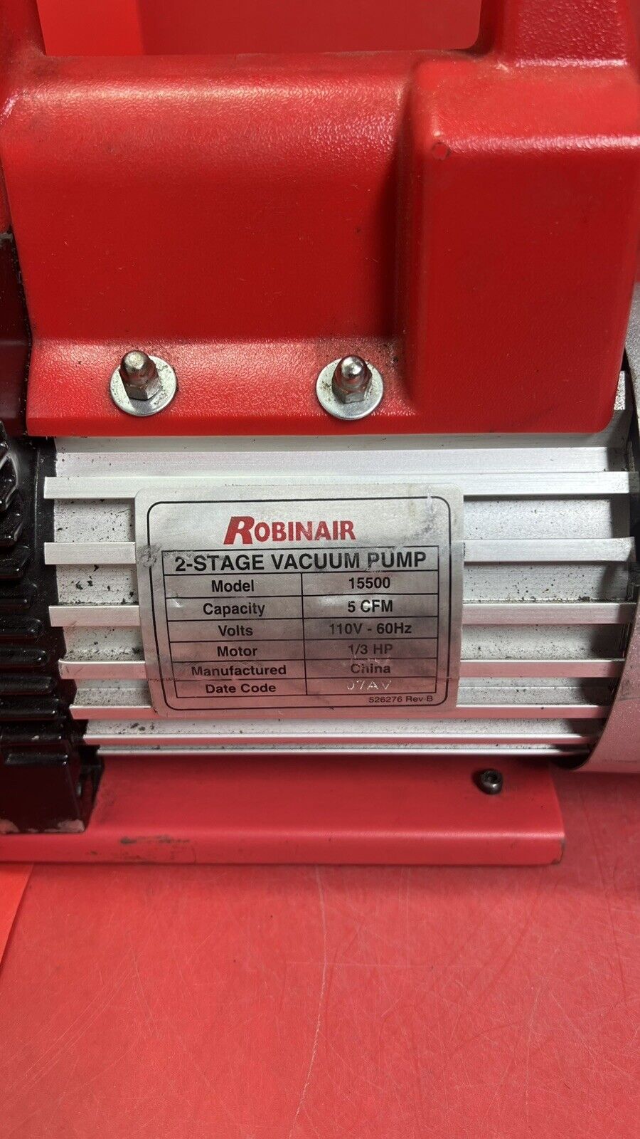 Robinair 15500 VacuMaster 5 CFM Economy Vacuum Pump