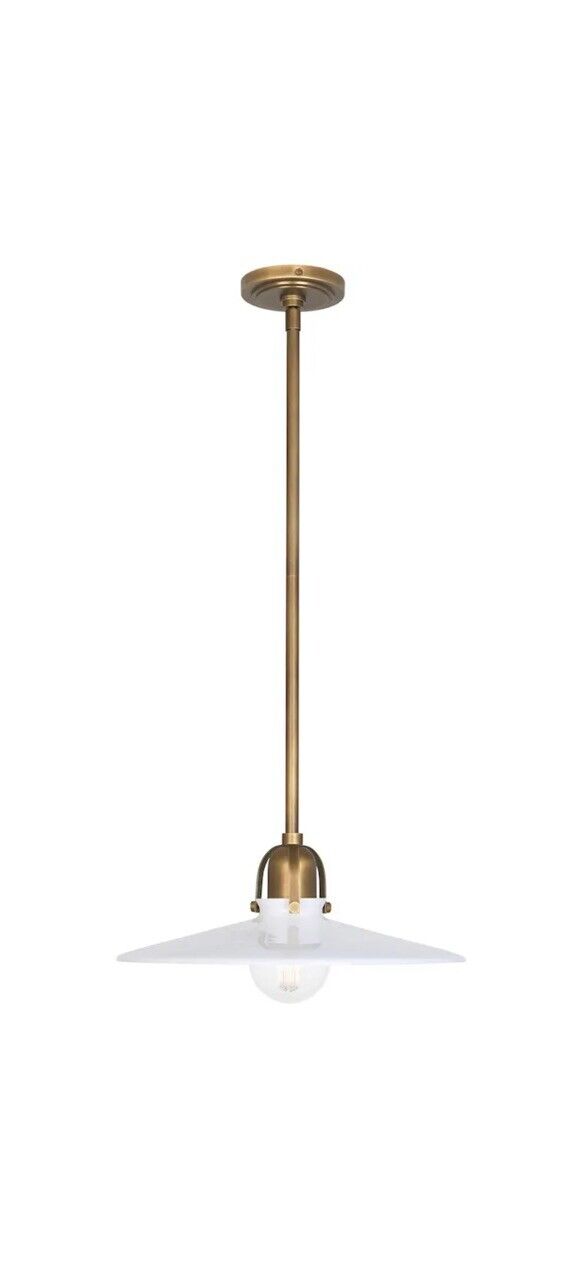 Robert Abbey Rico Espinet Arial 1 Light Pendant, Warm Brass - 615